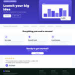 Startup Launch Website Demo