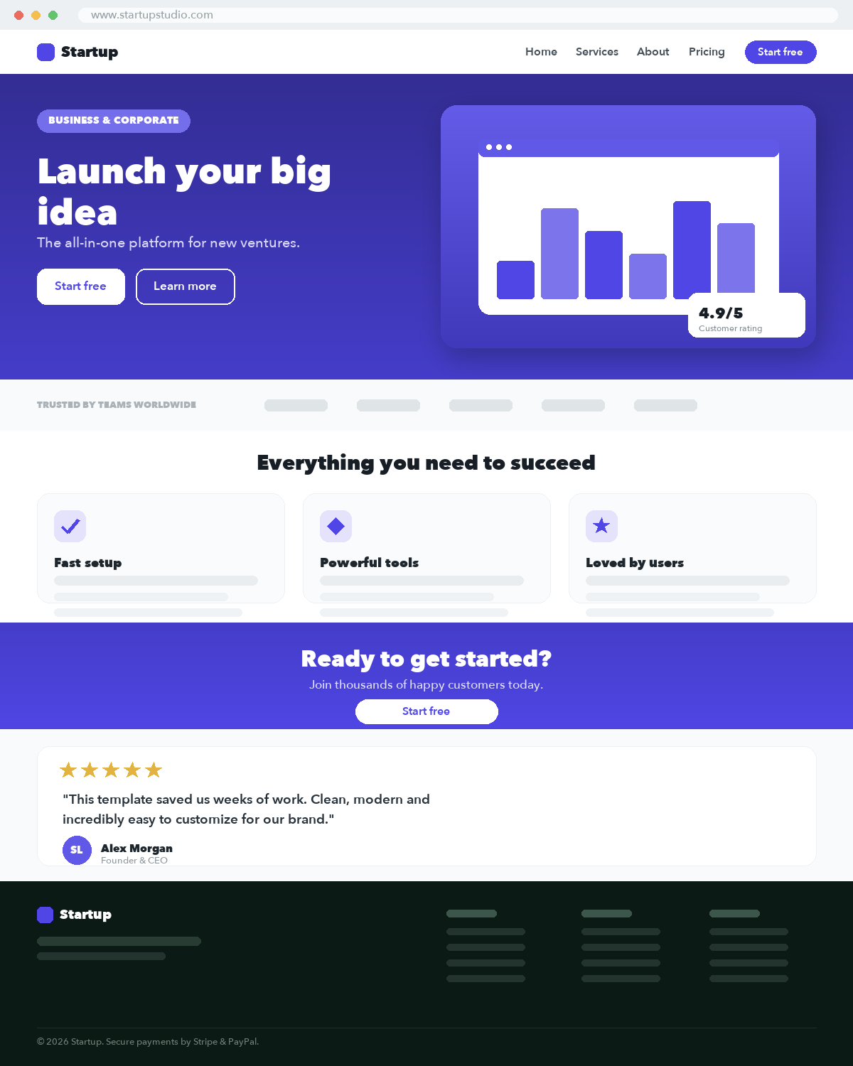 shot-vlq-bus-03 Startup Launch Website Demo - Image 1