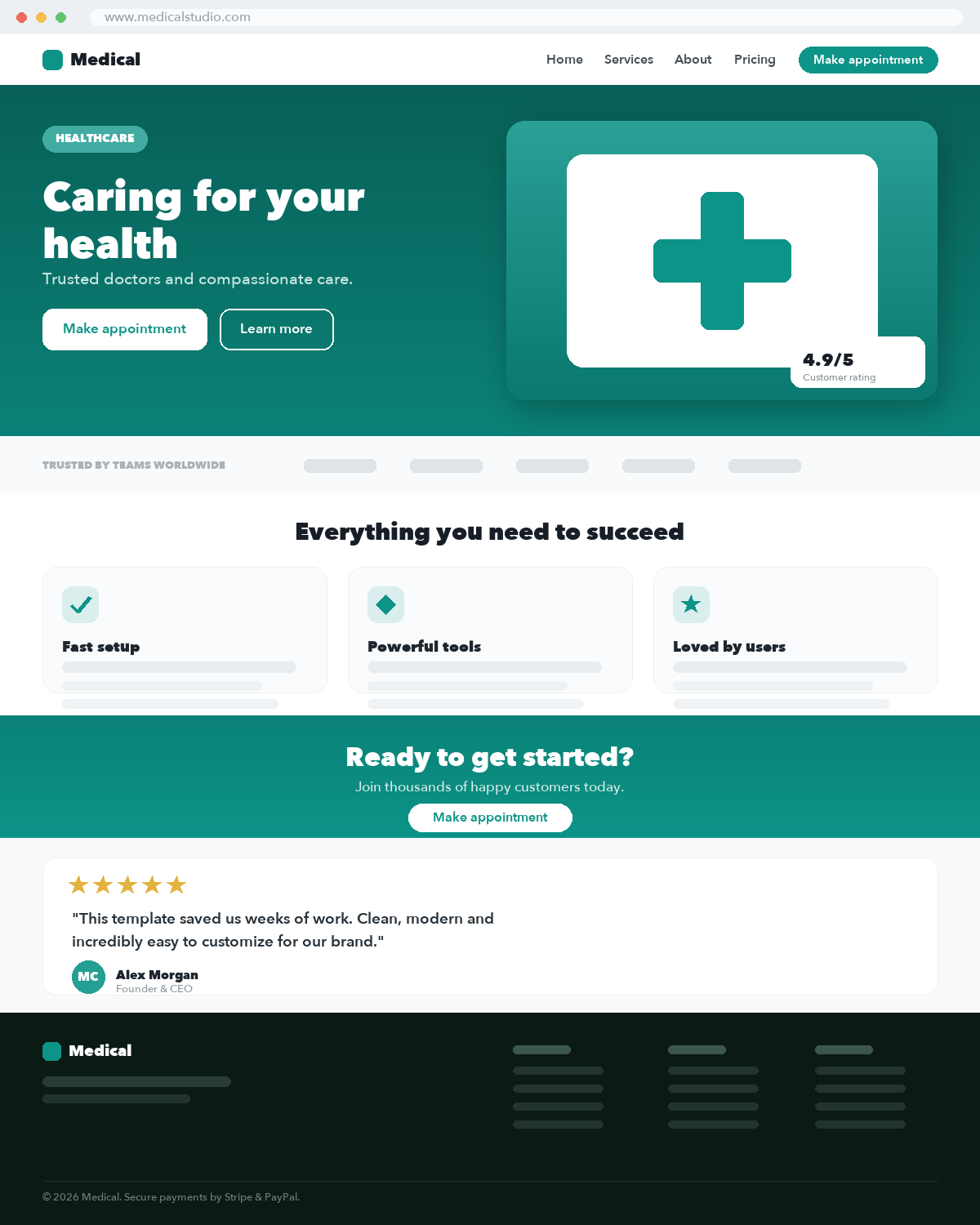 shot-vlq-hlt-08 Medical Center Website Demo - Image 1