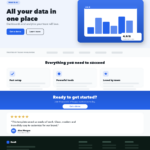 SaaS Dashboard Website Demo